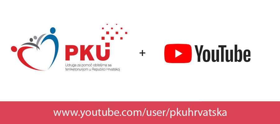 Službeni Youtube kanal PKU Hrvatska - PKU Udruga - fenilketonurija.hr